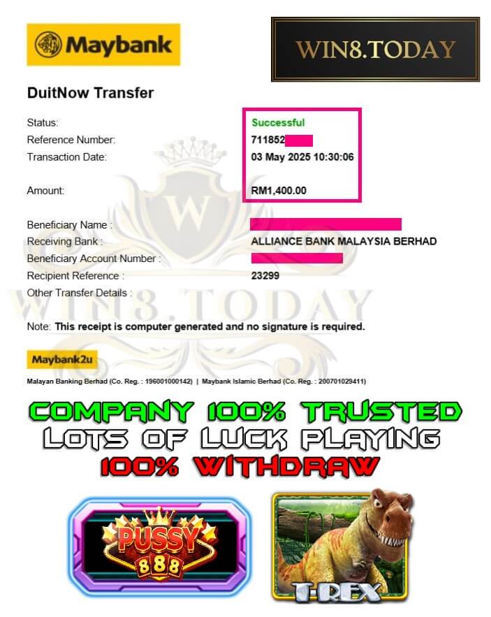 Proof of my big payout