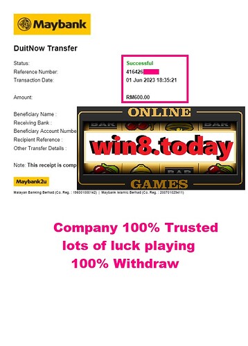 Shocking win at 3Win8 turning MYR30 into MYR600 in one game