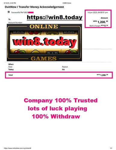 Winning big on 3Win8 with a small bet