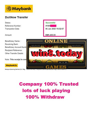 Mega888 Casino Jackpot Win from MYR220 to MYR1,400
