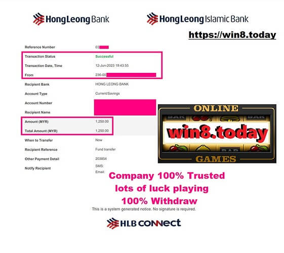 3Win8 Casino games and winning opportunities