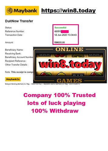 Sky777 winning moment turning MYR100 into MYR600