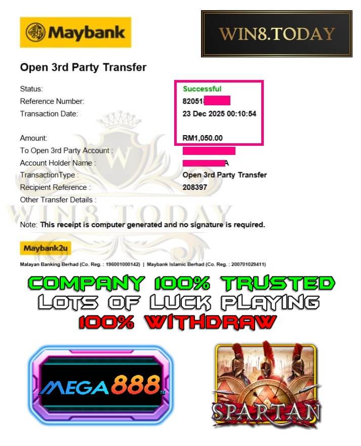 Proof of my big payout from last night's grind