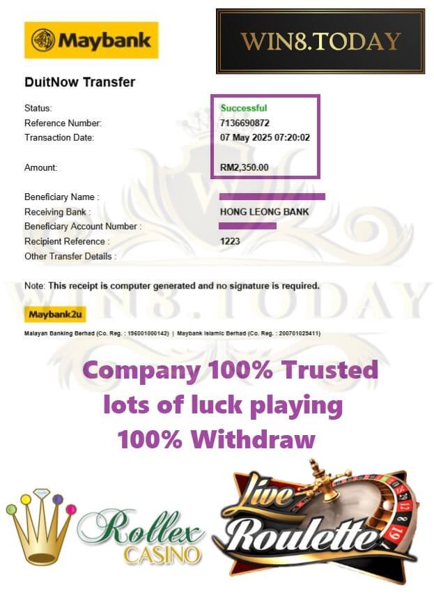 Proof of my big payout