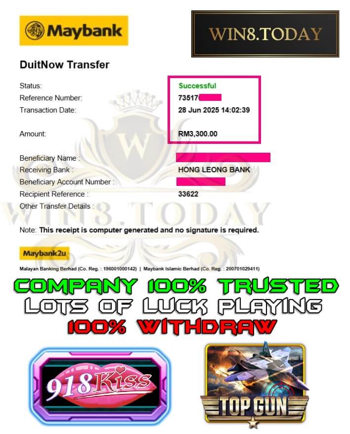 Proof of my big payout