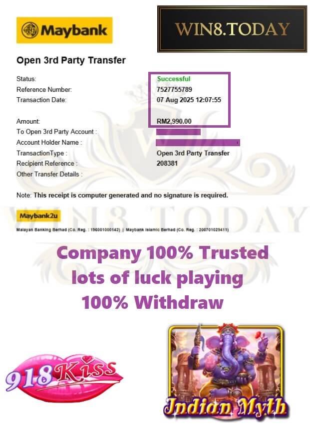 Proof of my big payout