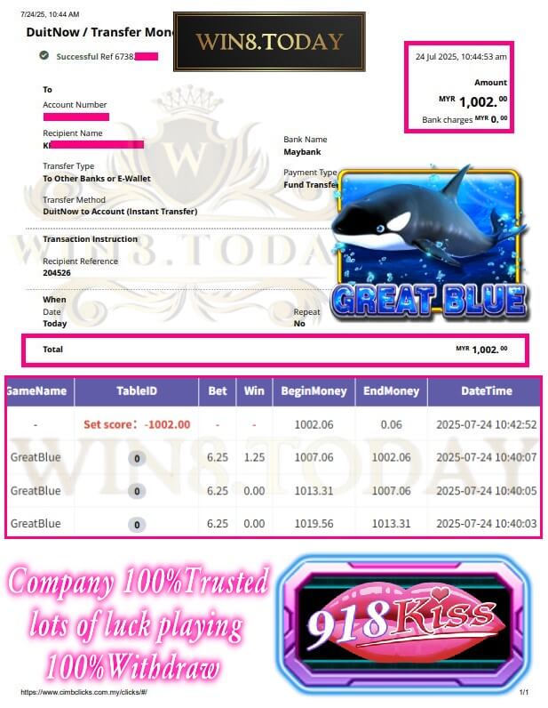 Proof of my big payout