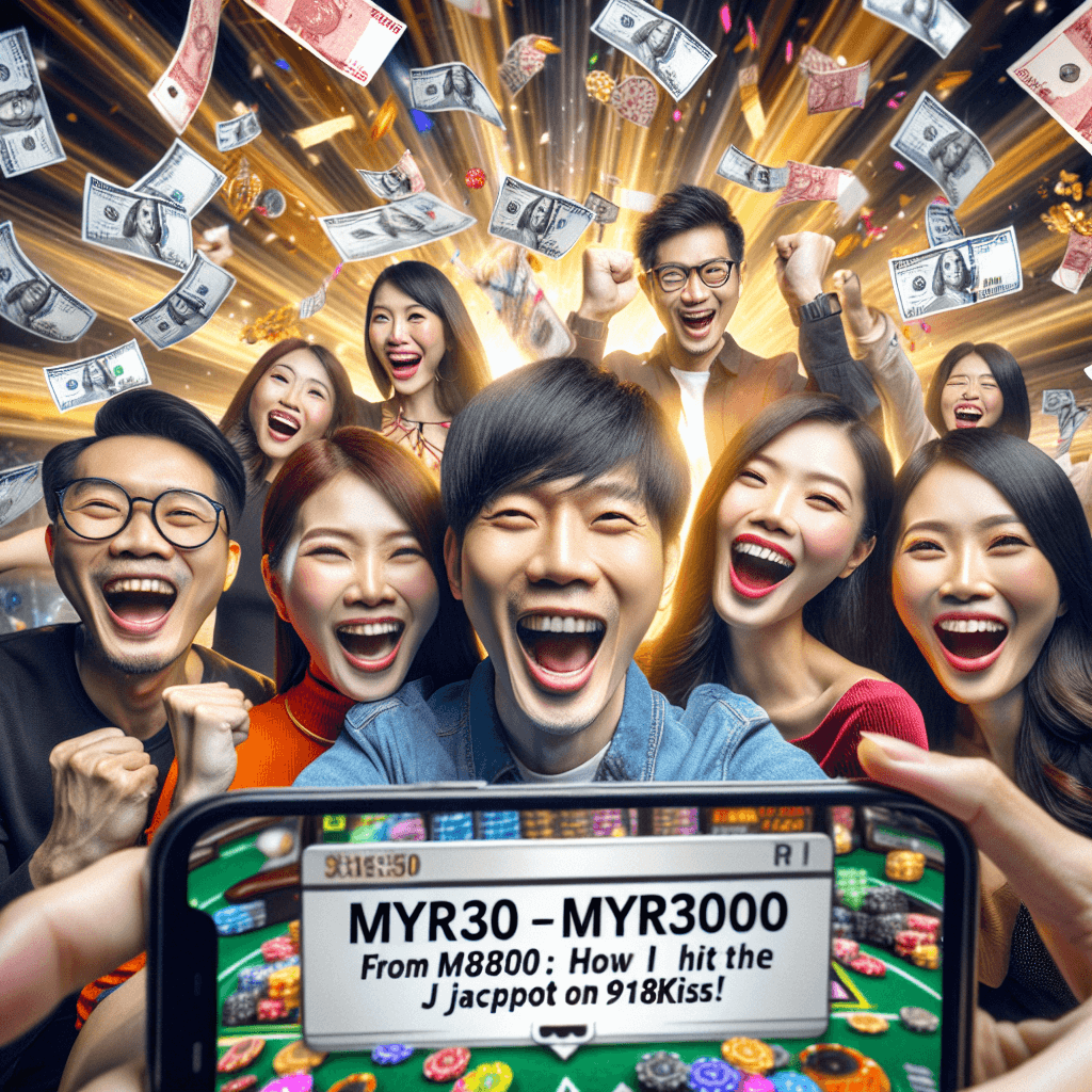 918KISSでMYR30からMYR300を獲得した瞬間
