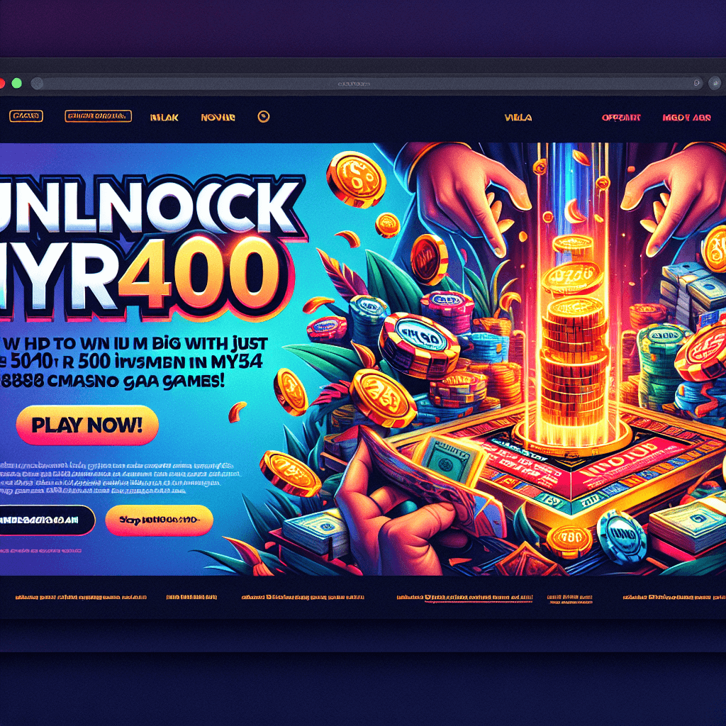 Claim your MYR 400 prize with Mega888 Casino