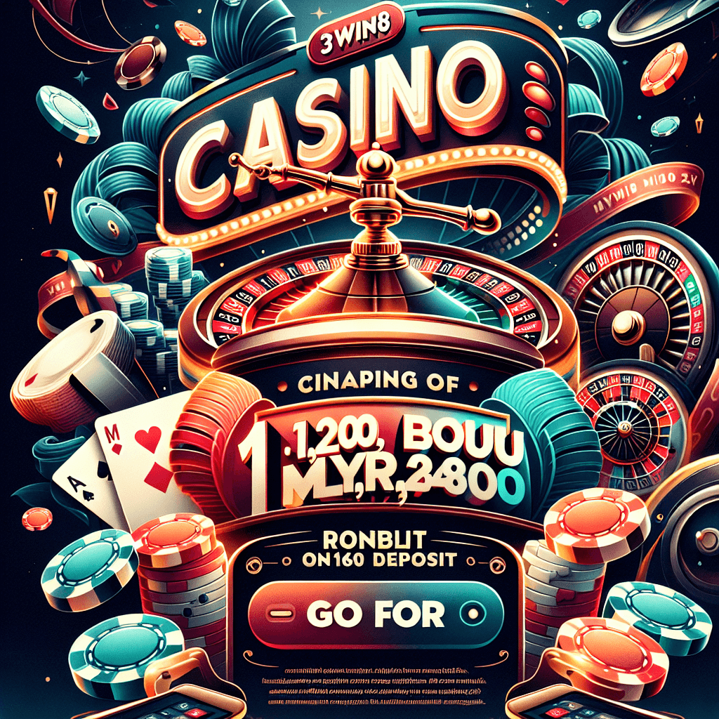 Claim your MYR1,200 bonus at 3Win8 Casino