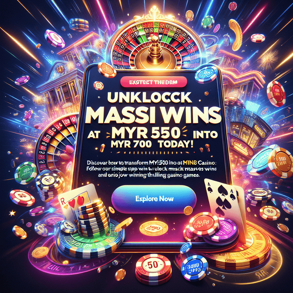Start your journey to turn MYR50 into MYR700 at 3WIN8 Casino